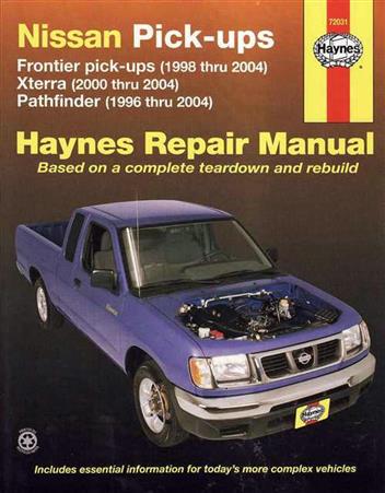 Nissan Pick-Ups 1998 - 2004 Workshop Manual 9781563926105 HA7203